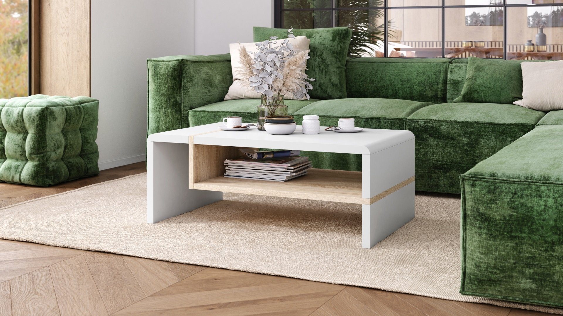 designimpex Couchtisch Design Wohnzimmertisch Folk 01 günstig online kaufen