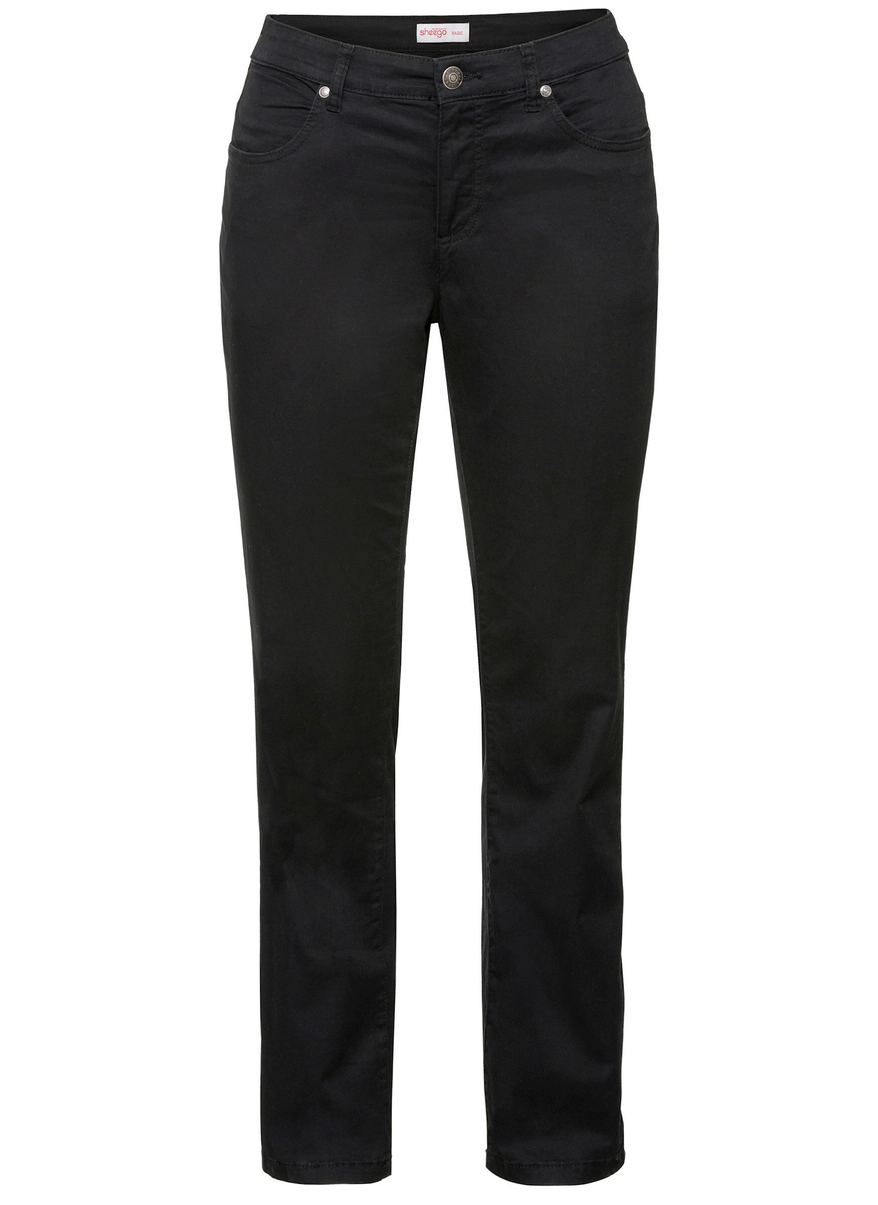 Sheego Jerseyhose Hose Innenbeinlänge ca. 78 günstig online kaufen