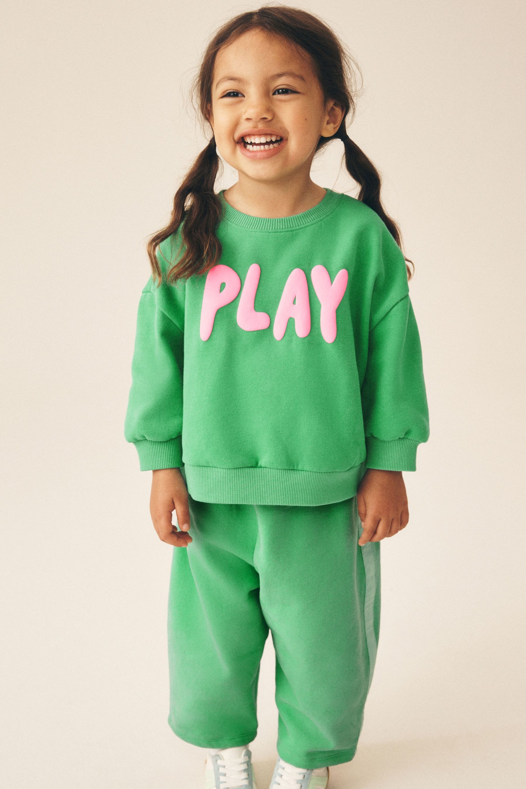 Next Sweatanzug Sweatshirt und Leggings mit Barrel-Bein im Set (2-tlg) – Bild 5 von 5