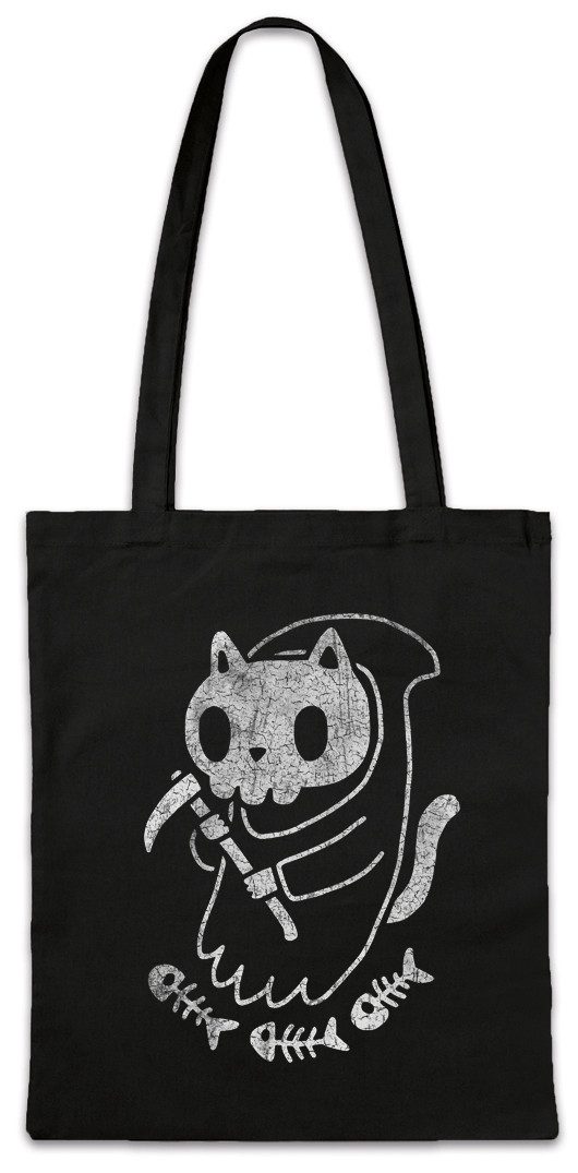 Beuteltasche Cat Reaper II Stofftasche Cats Katze Katzen Reaper Love Liebe Kitty