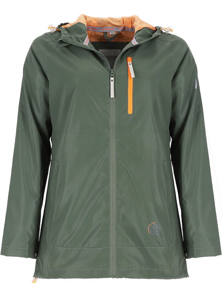 Coastguard Regenjacke 51015 Damen Jacke reflektierend mit Kapuze - Outdoor-Jacke mit Taschen
