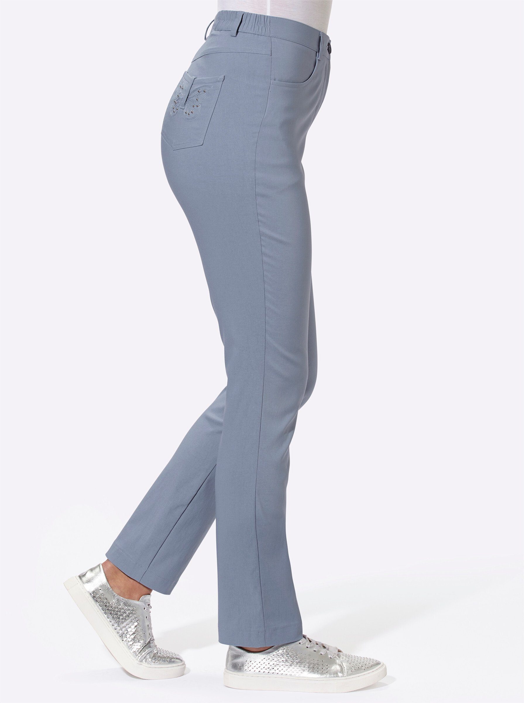 Sieh an! Jerseyhose Bengalinhose . mit seitlichem Dehnbund günstig online kaufen