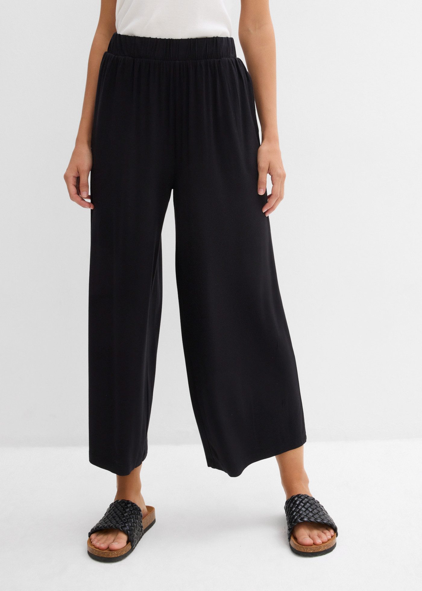 bonprix Culotte lockere Passform, aus Viskose und Elasthan, 7/8-Länge