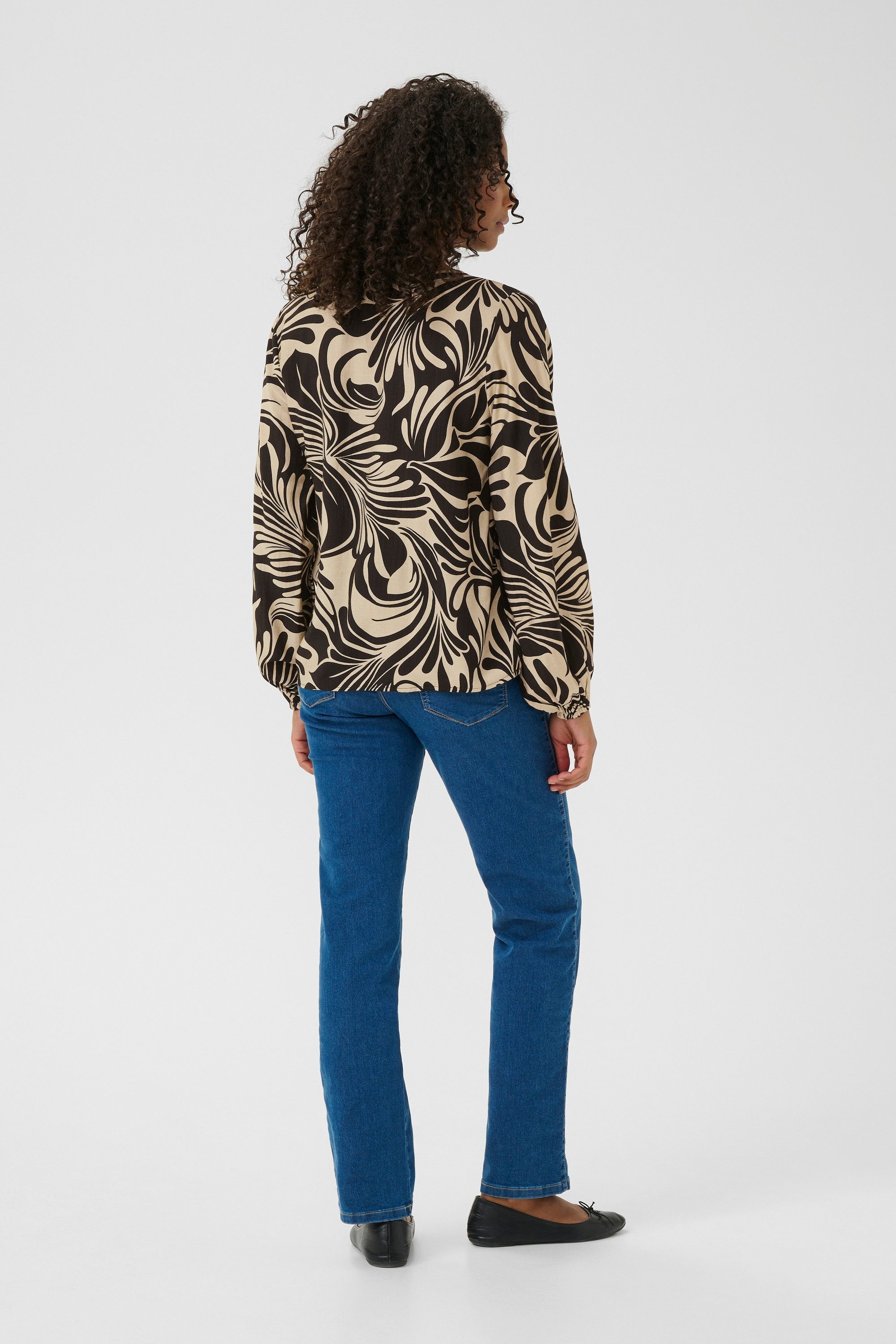 Langarmbluse Langarm-Bluse KAcelia