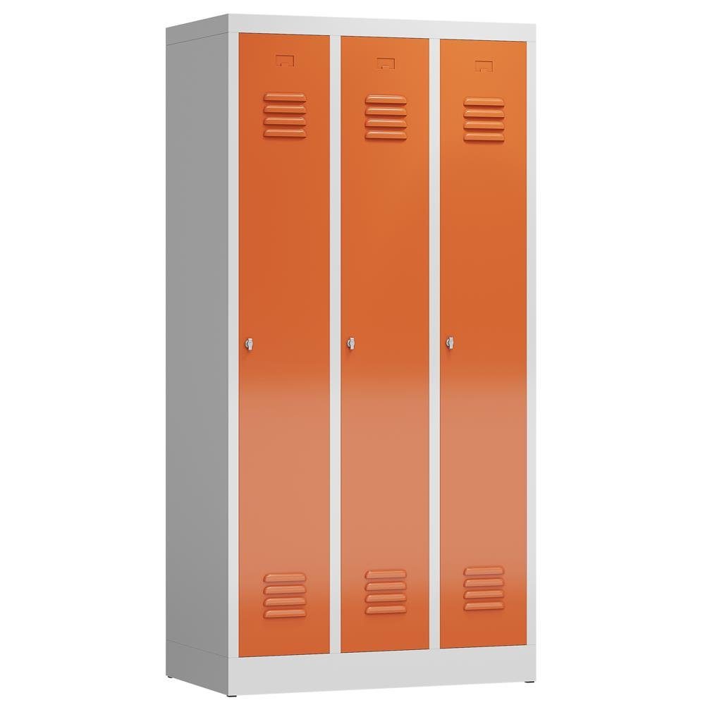 Steelboxx Spind 3er Spind Spint Umkleide günstig online kaufen