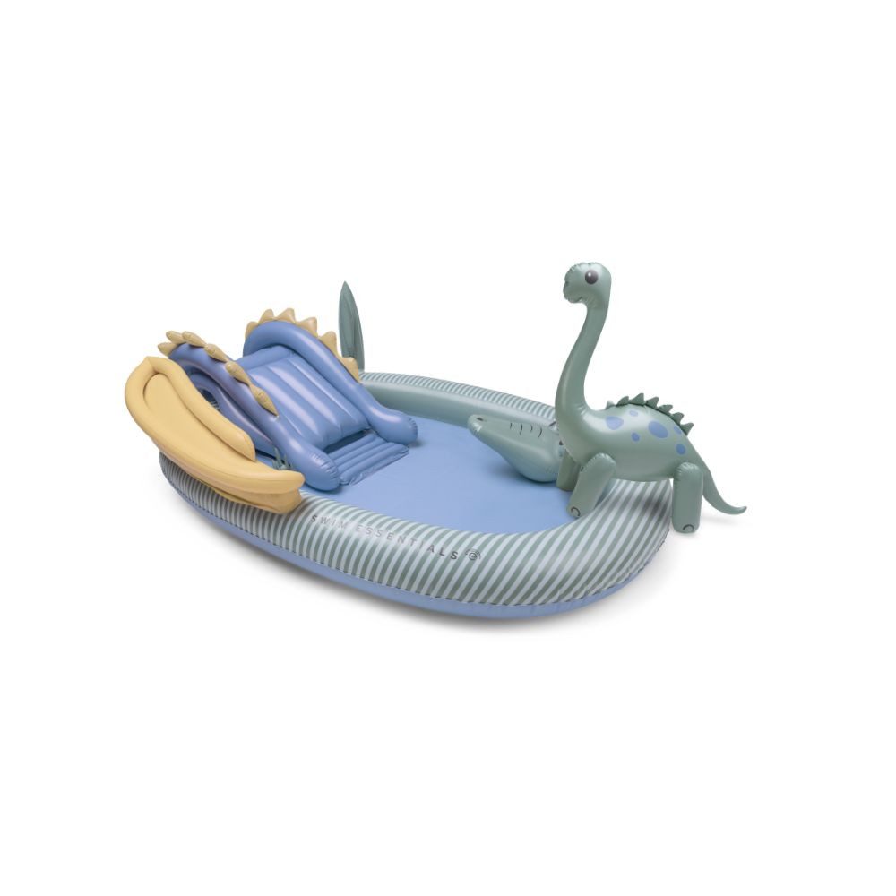 Swim Essentials Pool Mulitcolored Dino 210 x 150 cm, Planschbecken