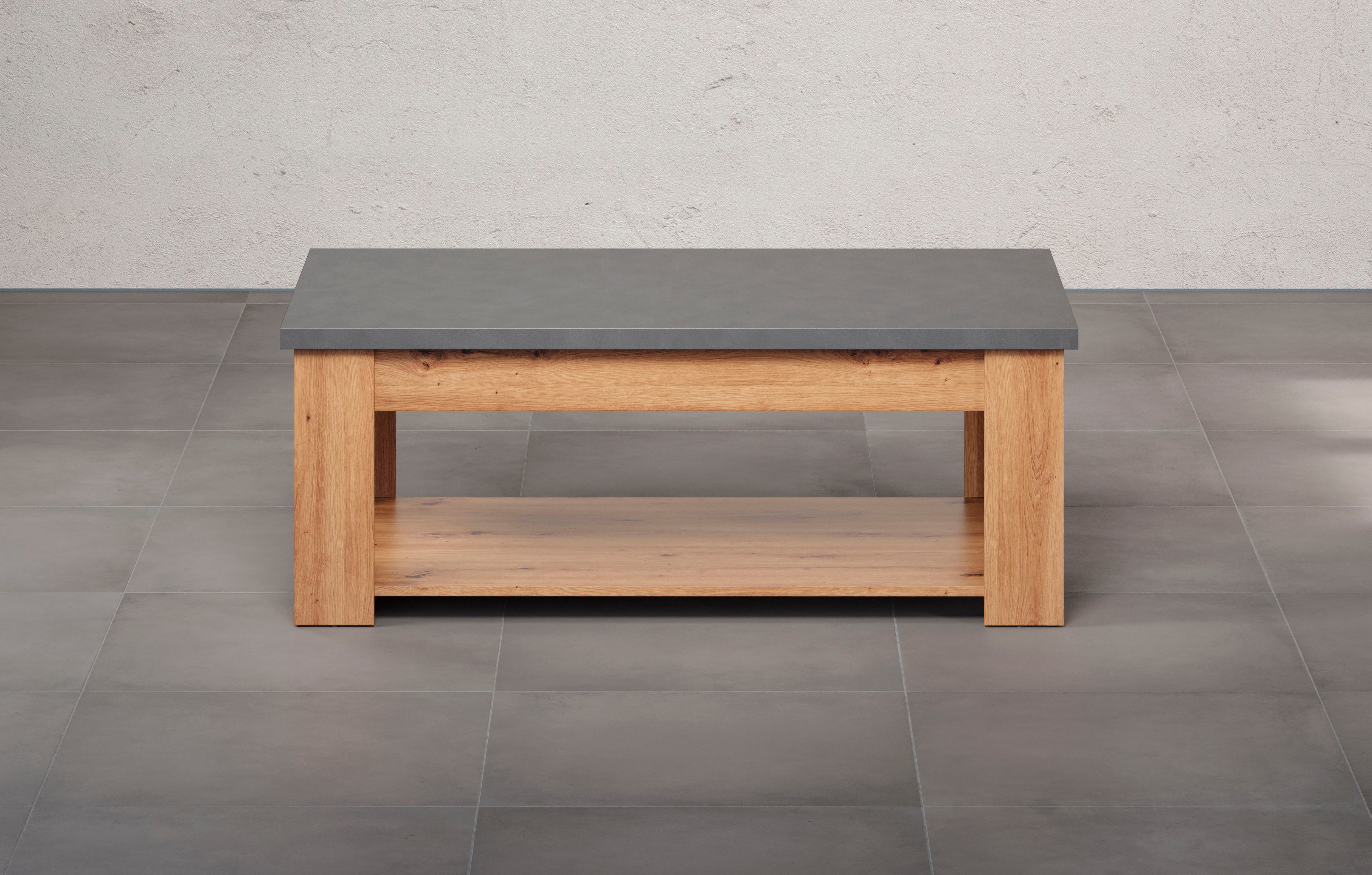 Home affaire Couchtisch Ambres (1-St), Couchtisch mit 1 offenem Fach - (B/T/H) 120/67/46 cm