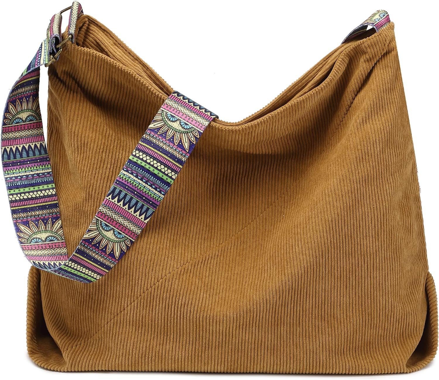 Coonoor Schultertasche Cord Umhängetasche Casual Crossbody Tasche Mode Retro (1-tlg)