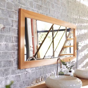 Tikamoon Spiegel Tona Spiegel aus massivem Teak 160x60 cm