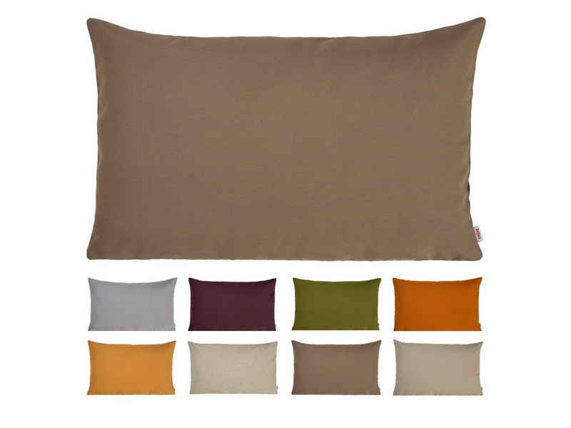 Kissenbezug Wunschton, beties (1 Stück), Kissenhülle ca. 40x60 cm Dekokissen (deep-taupe)