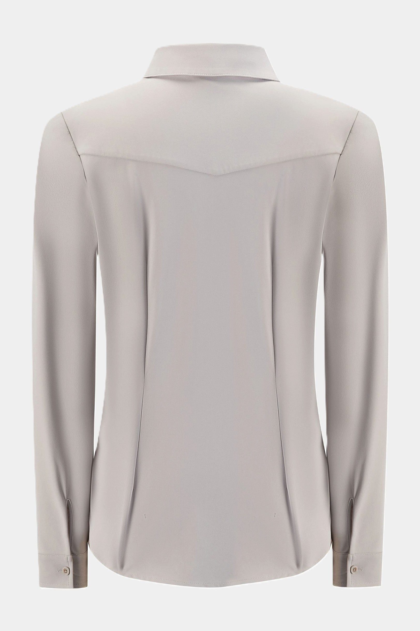 Travel 8 Blusenshirt Damen Fitted Travel Bluse Sand – Knitterarm & Formstab günstig online kaufen