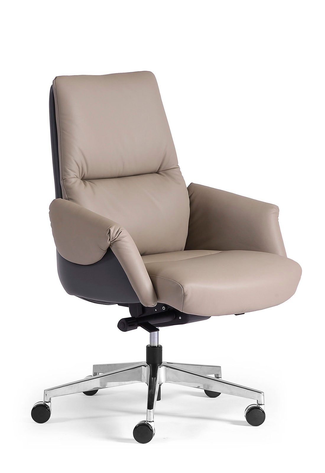 JVmoebel Bürostuhl JVMoebel Chefsessel in Grau, modern und ergonomisch gestaltet (1 St)