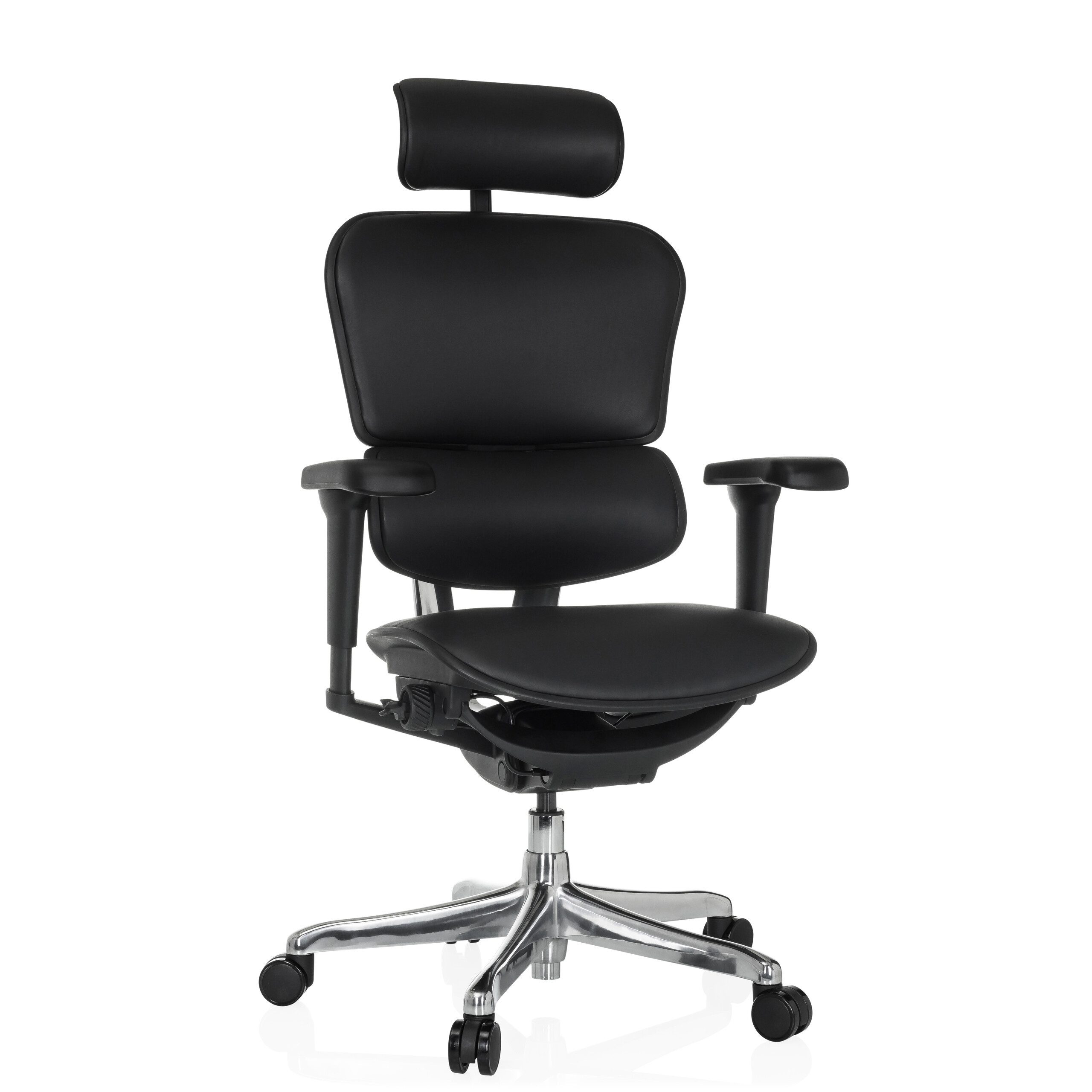 hjh OFFICE Drehstuhl Luxus Chefsessel ERGOHUMAN ULTRA L GEN2 Leder (1 St), Profi Bürostuhl Schreibtischstuhl ergonomisch