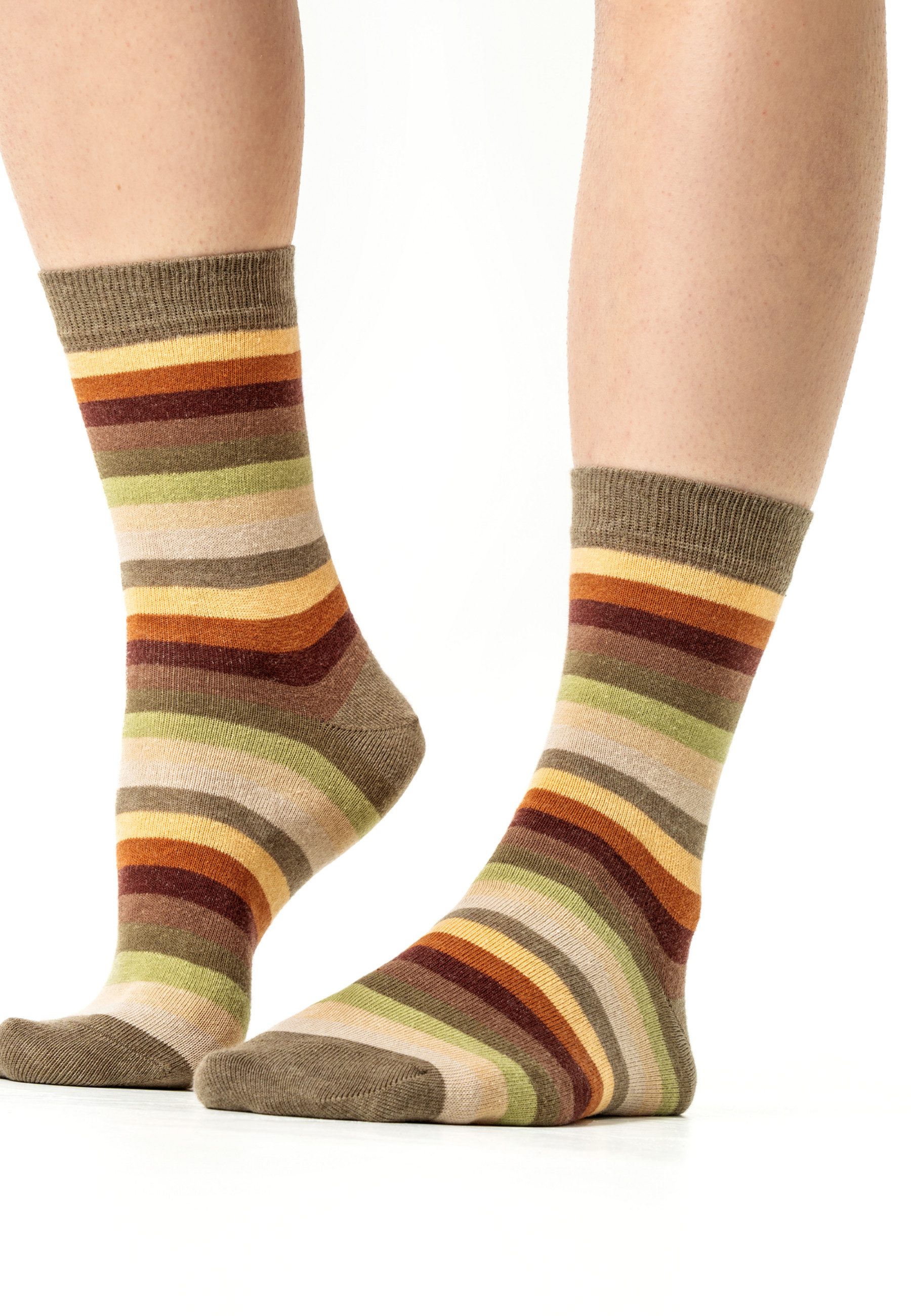 LIVING CRAFTS Socken VALO, 2er Pack GOTS zertifiziert