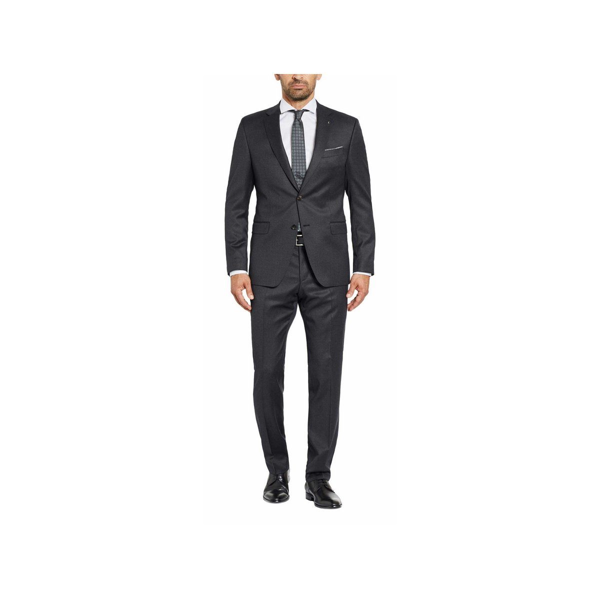Angabe) Modern keine grau Digel Anzughose (1-tlg., fit
