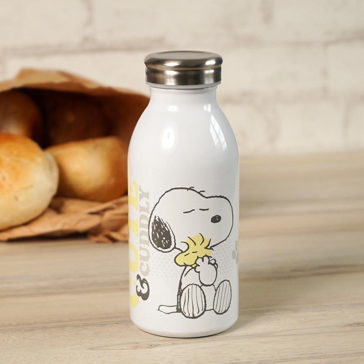 GmbH Cute Snoopy Geda & Isolierflasche 350ml Labels Cuddly Isolierflasche
