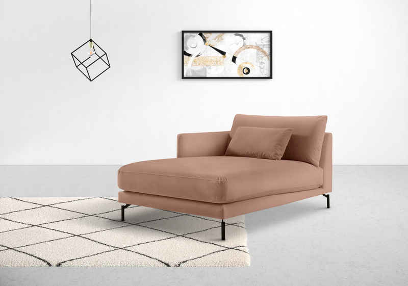 INOSIGN Chaiselongue Tarek 157/110 cm, Sofa, mit losen Rückenkissen