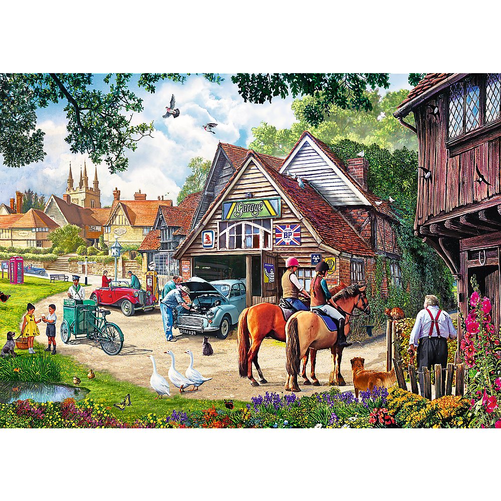 Trefl Puzzle Trefl, Idyllisches Leben, 2x500 Teile Puzzle, 500 Puzzleteile