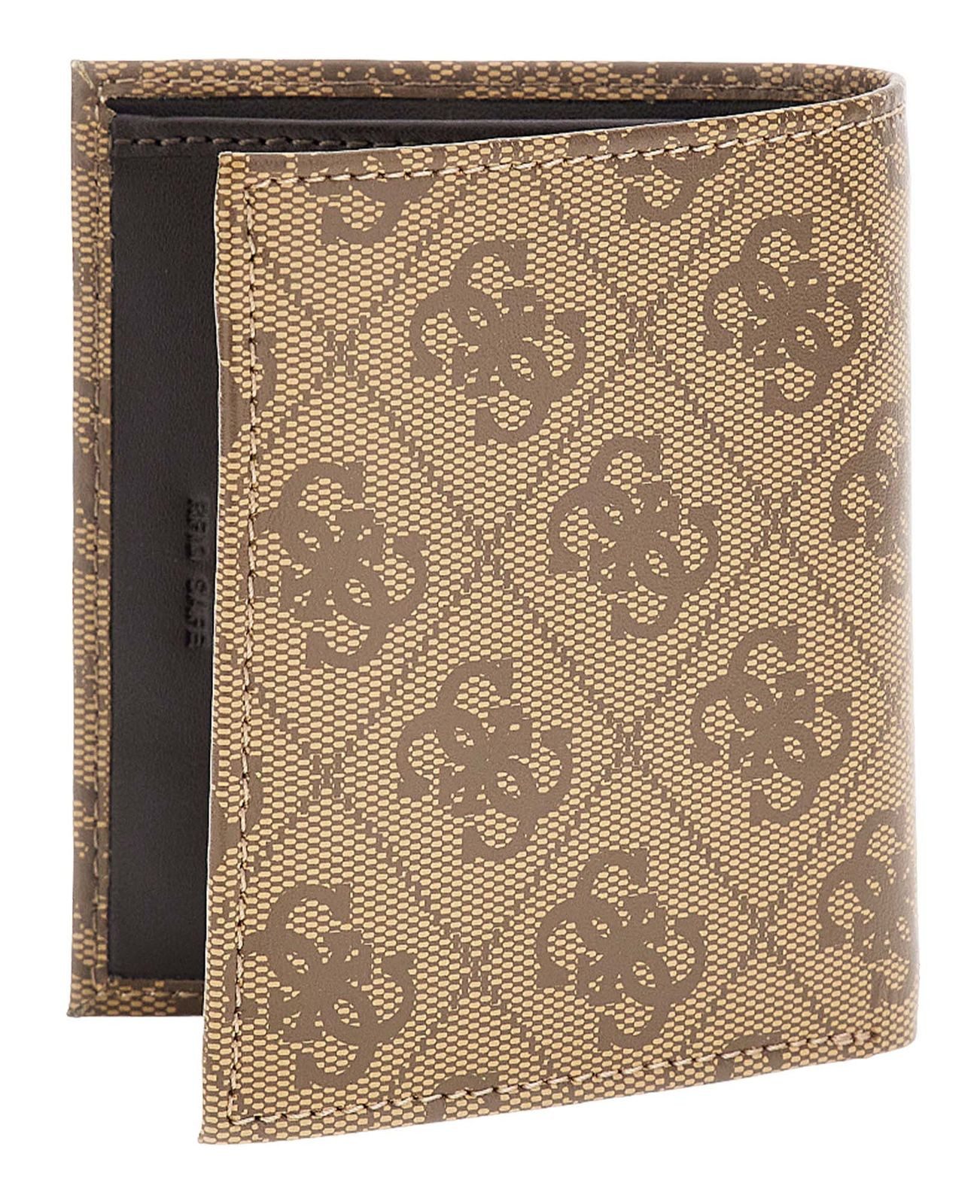 Guess Geldbörse Small Billfold Wallet With Coinpocket, aus echtem Leder