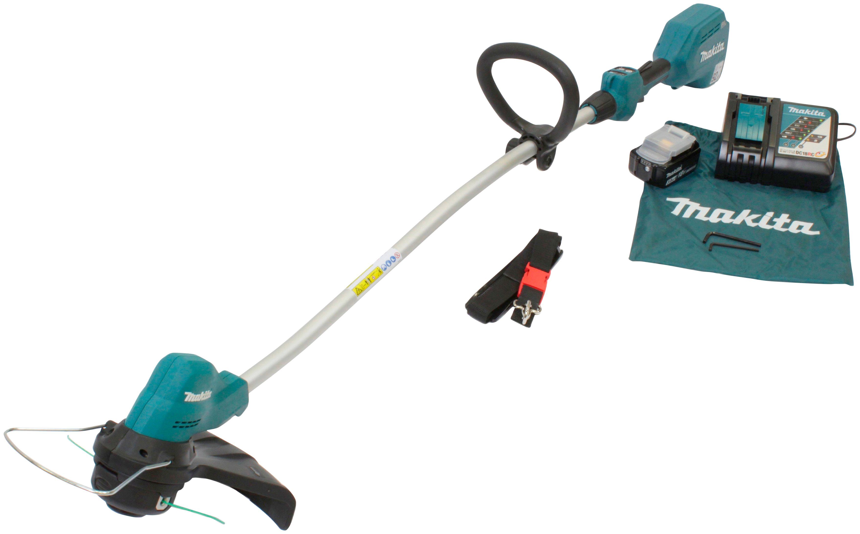 MAKITA AkkuRasentrimmer »DUR189RF«, 30 cm Schnittkreis, mit Akku und