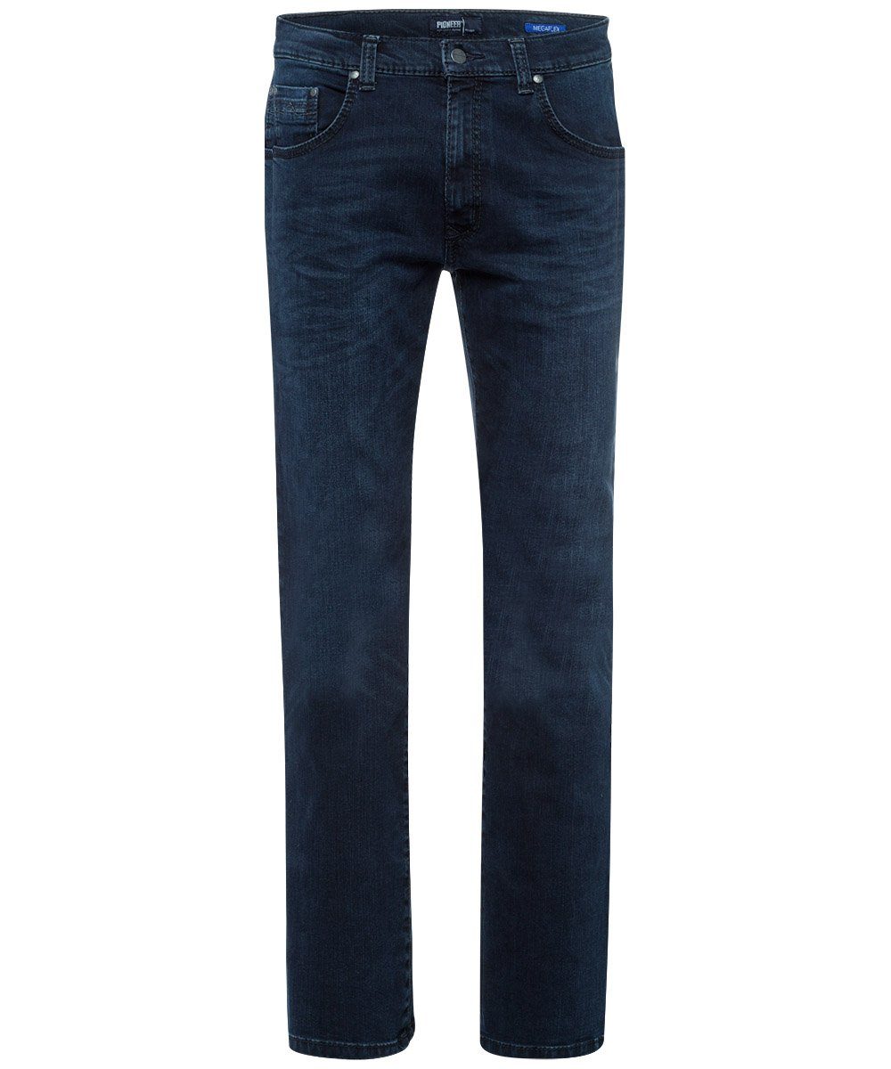 Pioneer Authentic Jeans 5-Pocket-Jeans PIONEER RANDO dark blue used buffies 16741 6711.6814 - MEGAFLEX | Straight-Fit Jeans