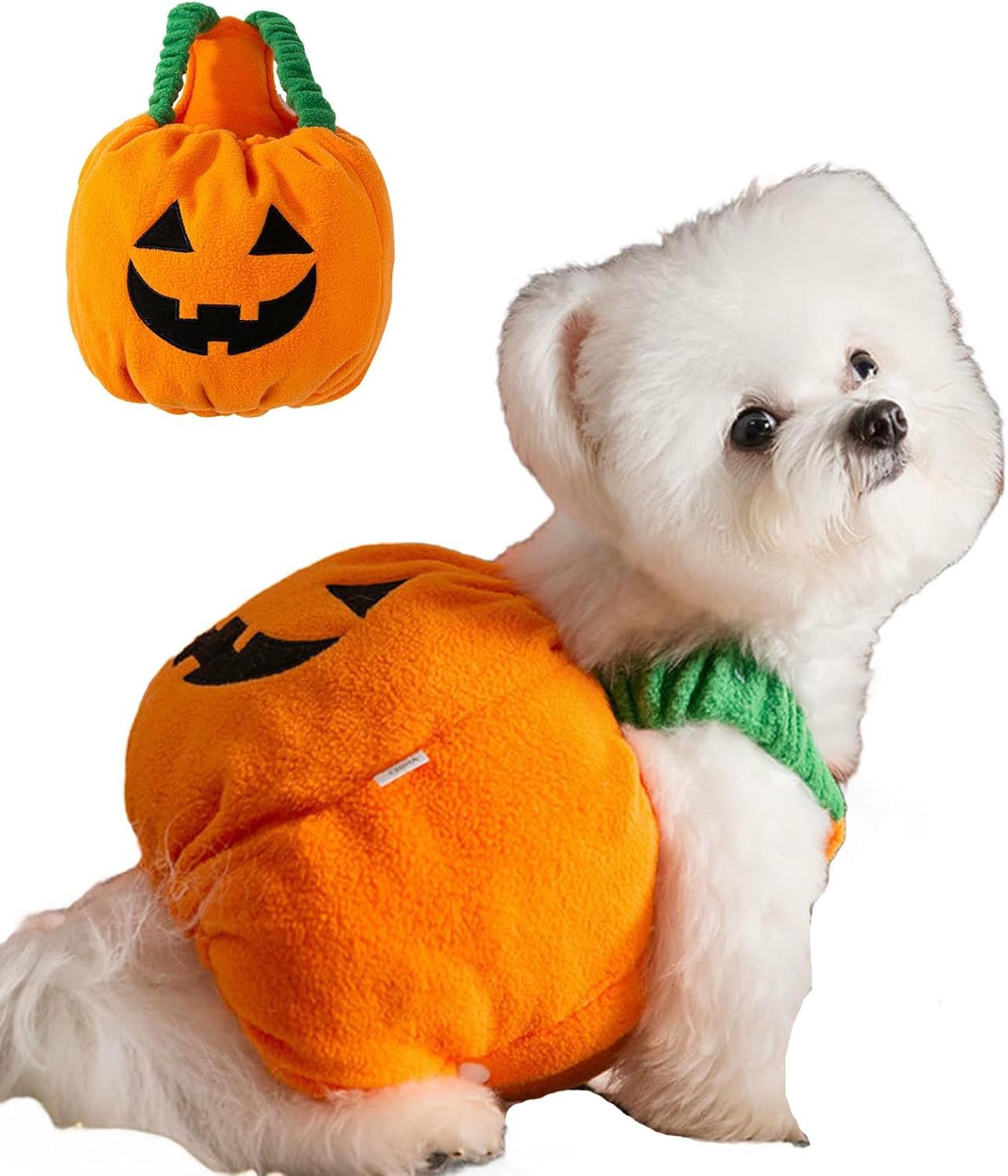 FELIXLEO Hundekostüm Kürbis-Kostüm Hunde Katzen Halloween Outfit (XL) im Vergleich