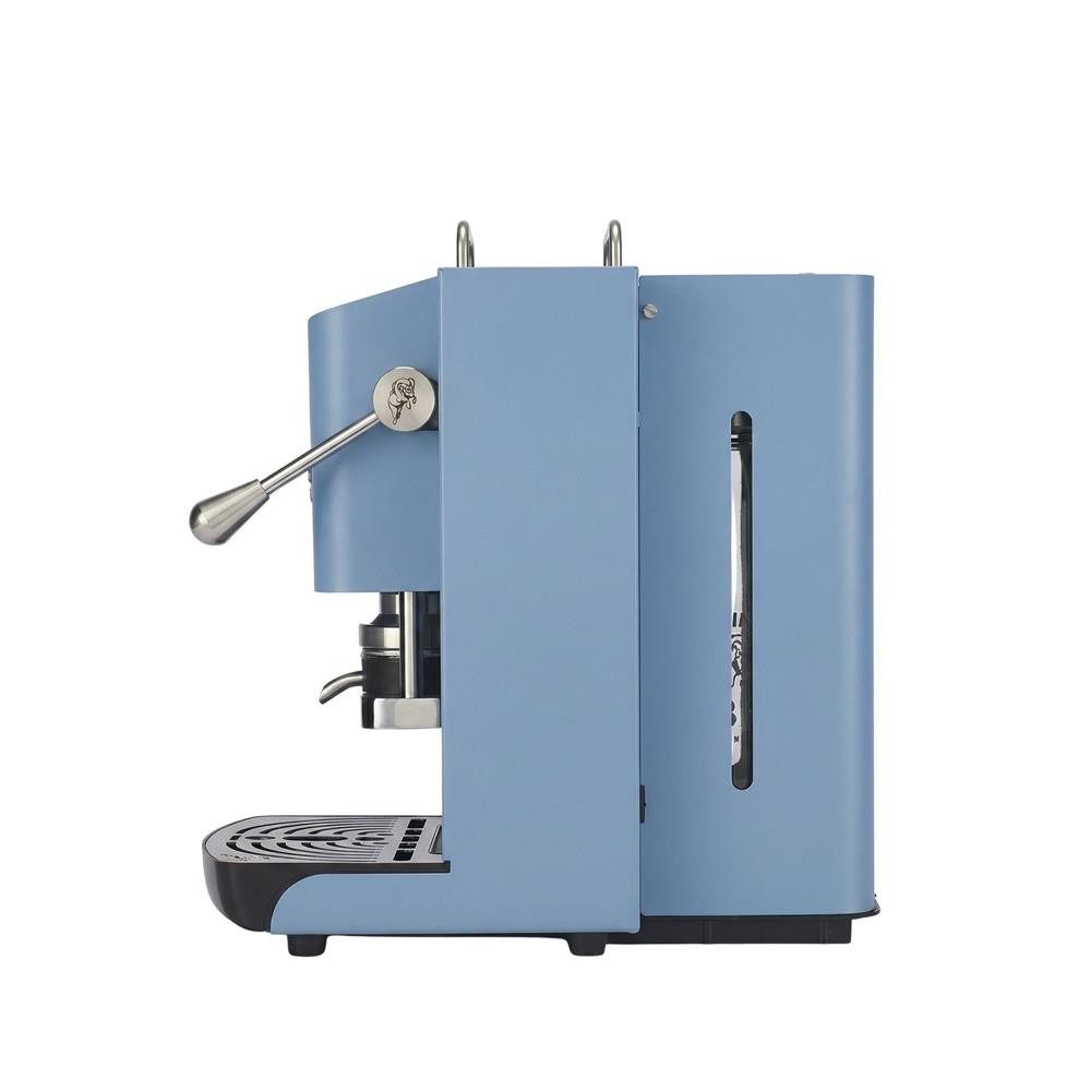 Faber Coffee Machines Kaffeepadmaschine Pro Deluxe 3.0 Chrom Espressomaschine, 44mm ESE Pads, Chrom-Details mit hochwertigem 3D-Logo