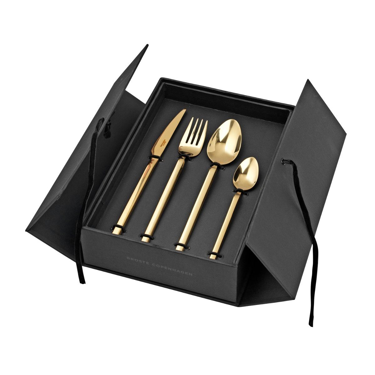 Broste Copenhagen Besteck-Set TVIS Besteckset titanium rose gold 16tlg., Edelstahl 18/8, Tvis Besteck