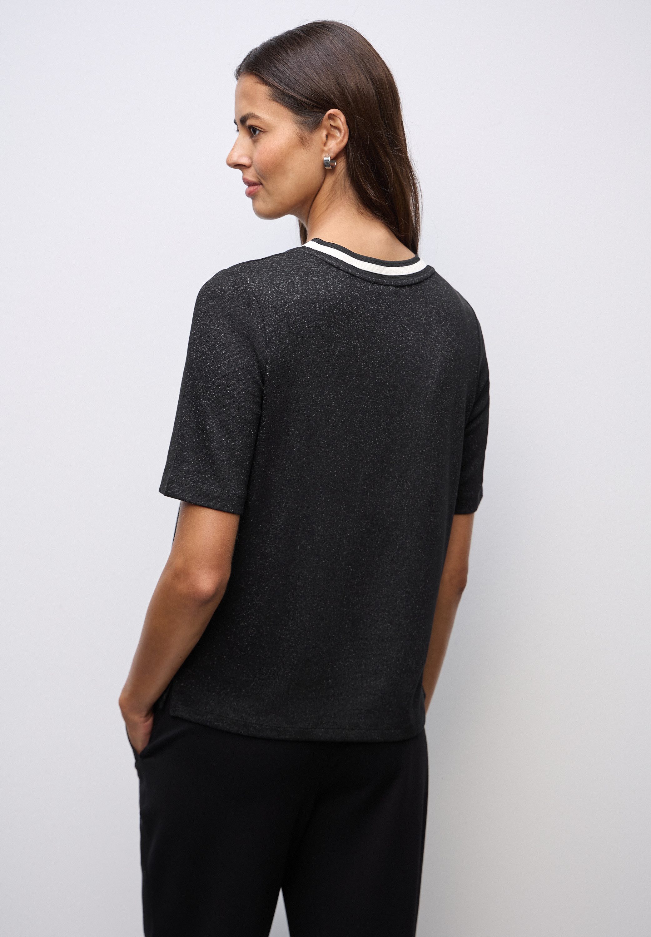 STREET ONE T-Shirt mit Seitlichen Einschlitzen günstig online kaufen