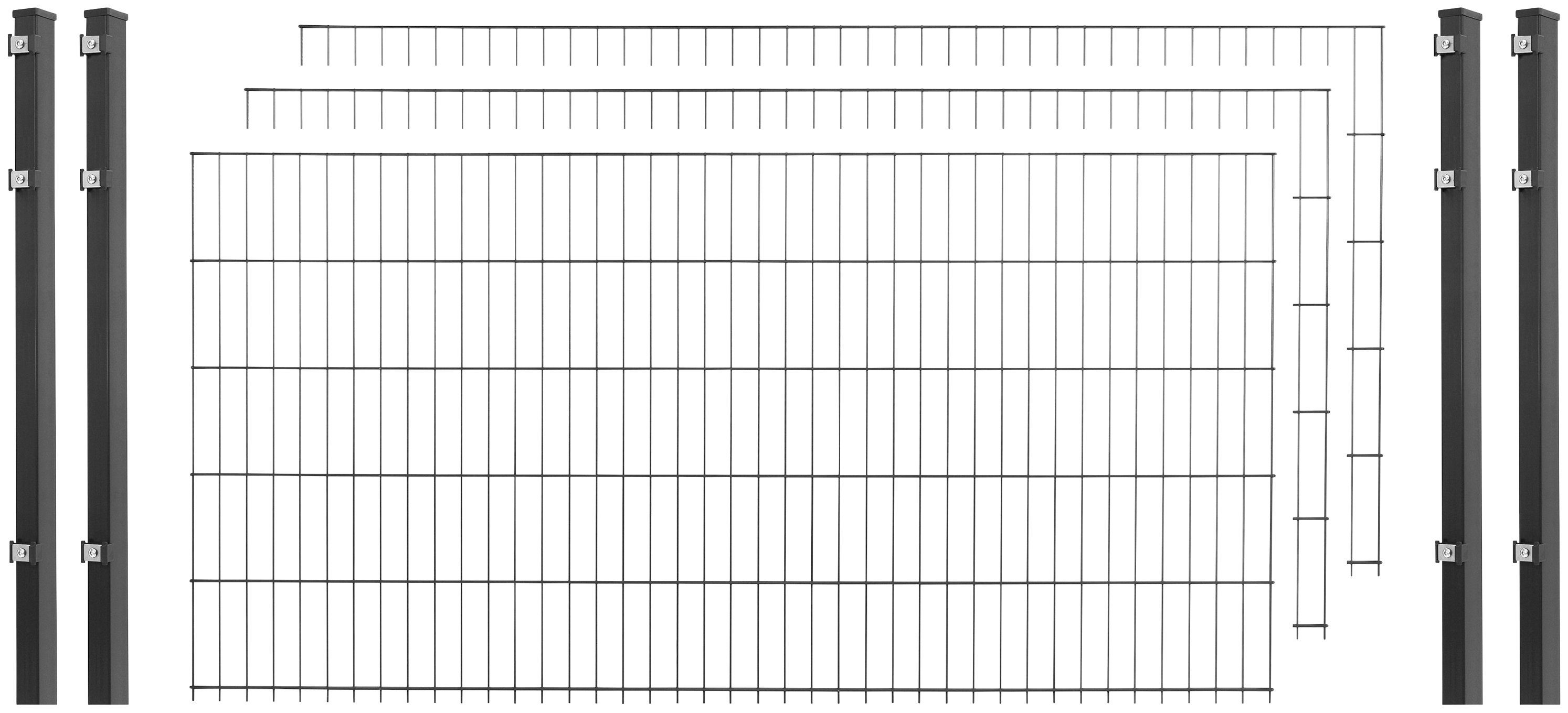 Arvotec Einstabmattenzaun, (Set), Zaunhöhe 103 cm, Zaunlänge 2 - 60 m