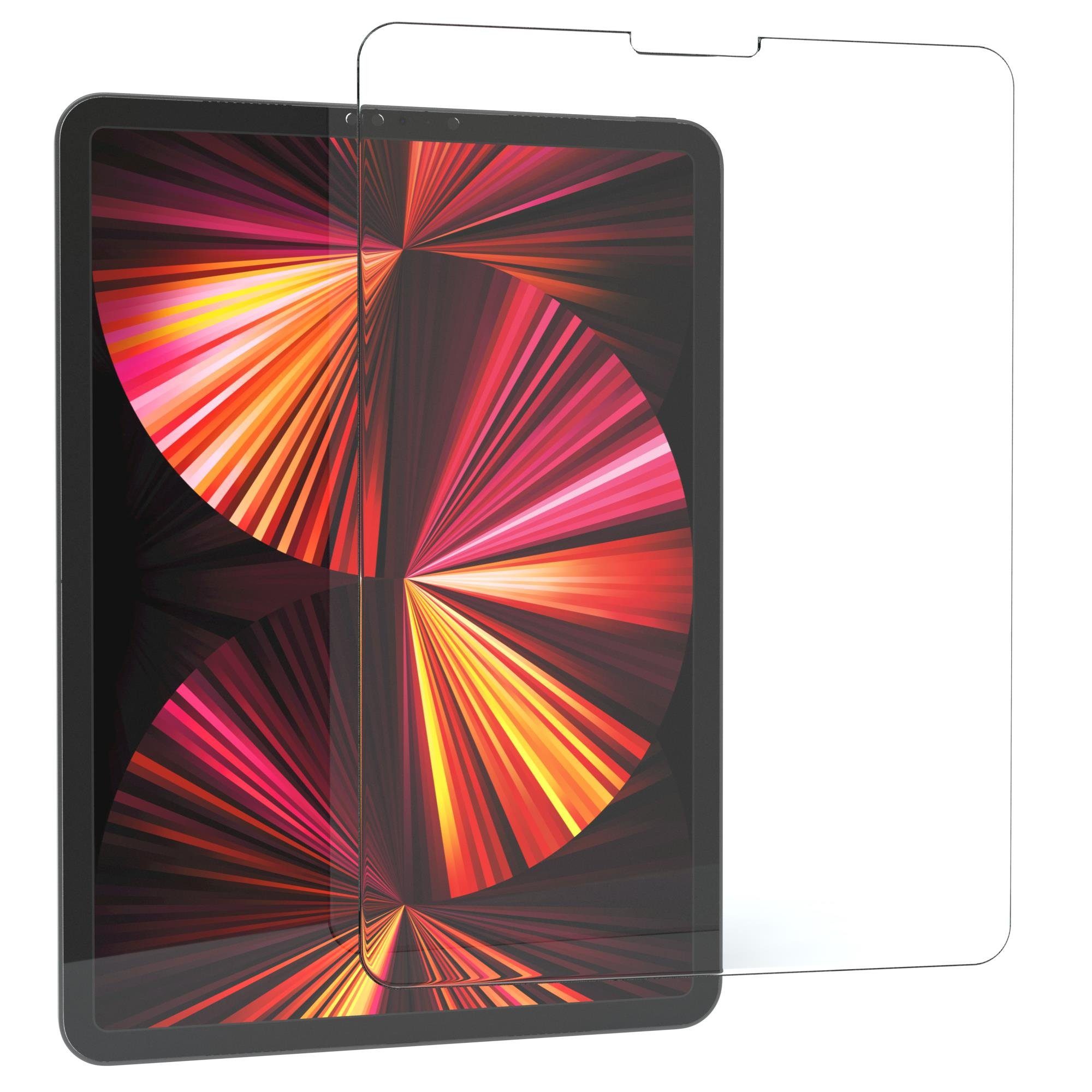 EAZY CASE Schutzfolie Schutzglas für iPad Pro 11" 3./4. Gen. (2021/2022), 11 Zoll Panzerglas Displayfolie Tabletschutz Glasfolie Kratzschutz