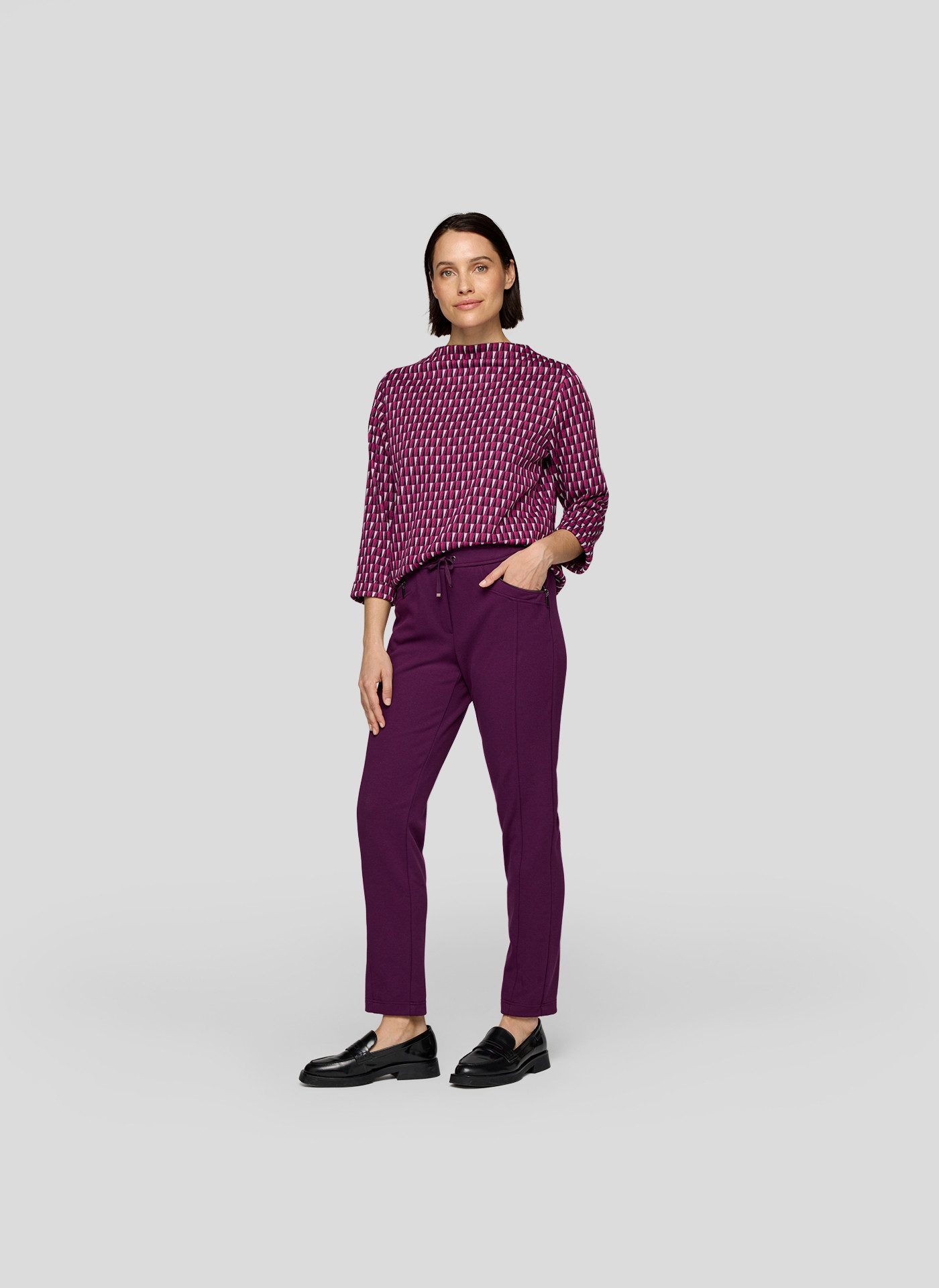Rabe 3/4-Arm-Shirt mit grafischem Muster – Bild 5 von 5