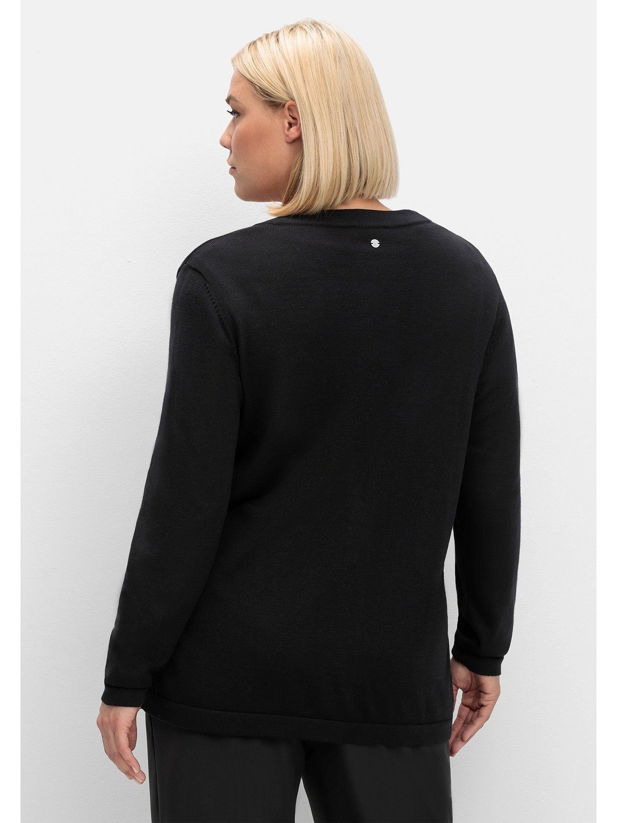 Sheego Strickjacke Große Größen aus feinem günstig online kaufen