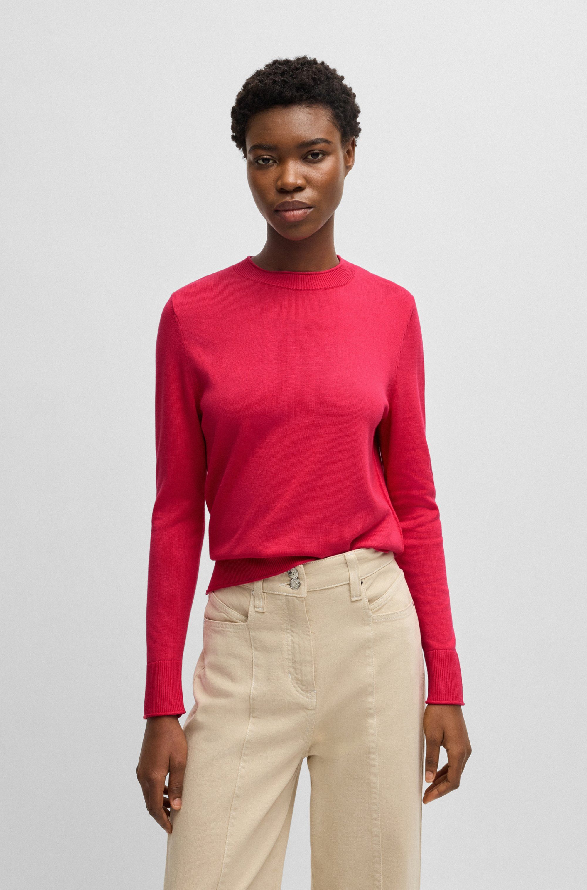 BOSS ORANGE Strickpullover Fanikales Premium Damenmode günstig online kaufen