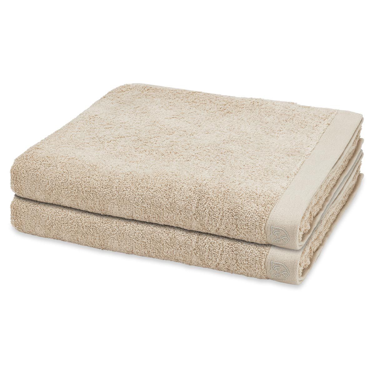 ROSS Handtuch Set Doubleface Stripes, Frottee (Spar-Set, 2-St), 2 X Duschtuch im Set - Baumwolle - Saugstark - Modernes Design