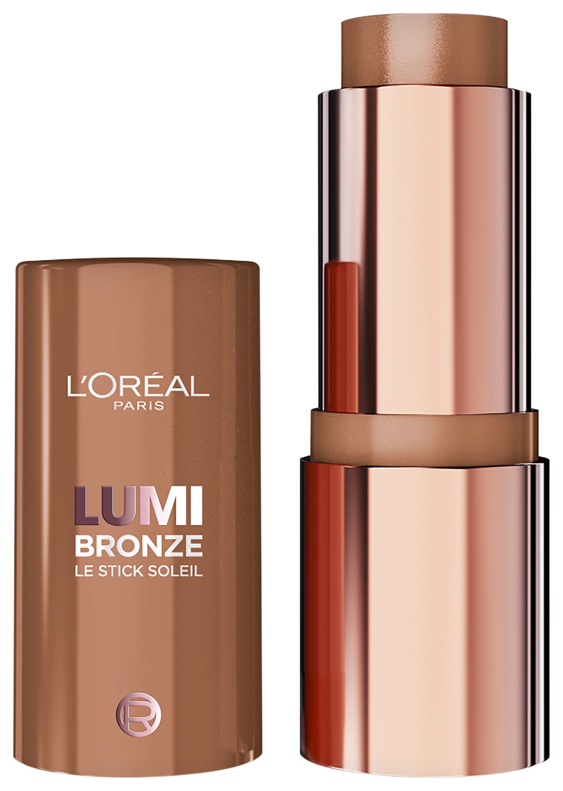 L'ORÉAL PARIS Highlighter LUMI BRONZE LE STICK SOLEIL, für einen sonnengeküssten Look