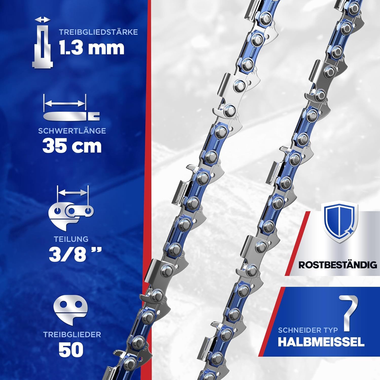 Garlavie Ersatzkette Set mit 3 kettensägenketten, (kompatibel mit vielen Ma günstig online kaufen