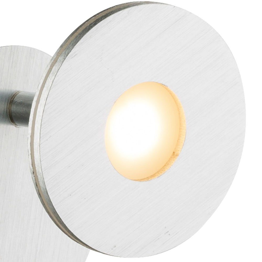 Globo LED Wandleuchte, LED-Leuchtmittel Leuchte LED fest Spot Warmweiß, verbaut, Wohn Arbeits verstellbar Wand Strahler