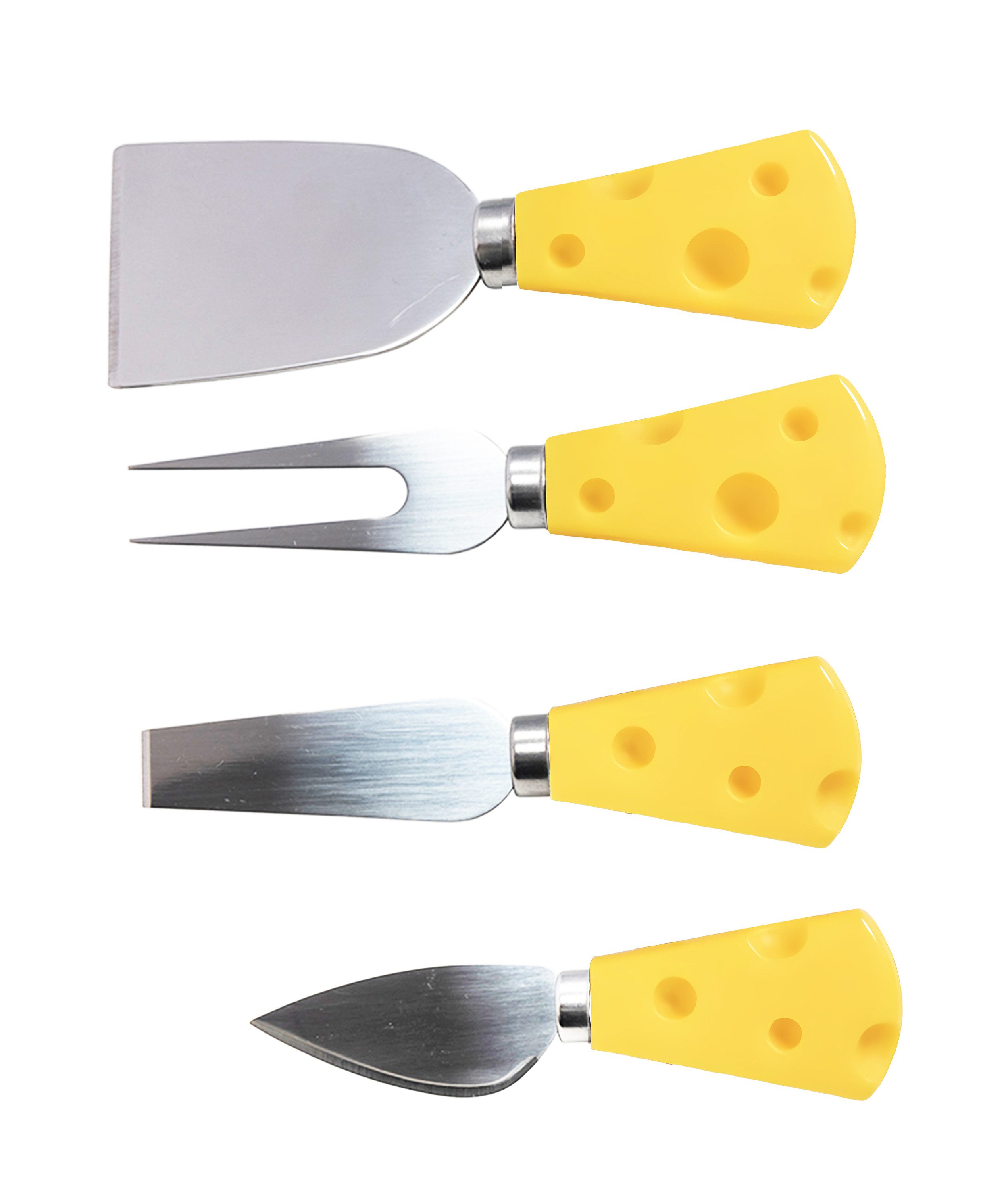 Käsemesser KÄSEBESTECK 4er Set Käsemesser Käseschneider Käsegabel Käsespaten 16