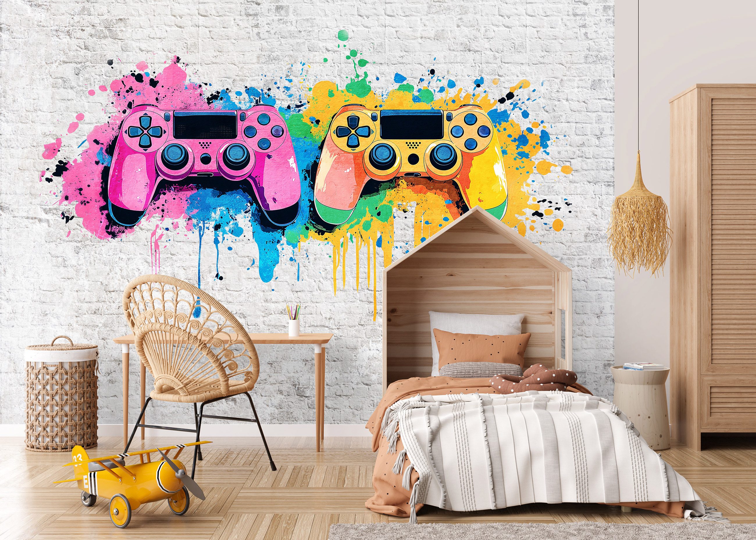 Wallarena Fototapete Kinderzimmer Jungen Gaming Pad günstig online kaufen