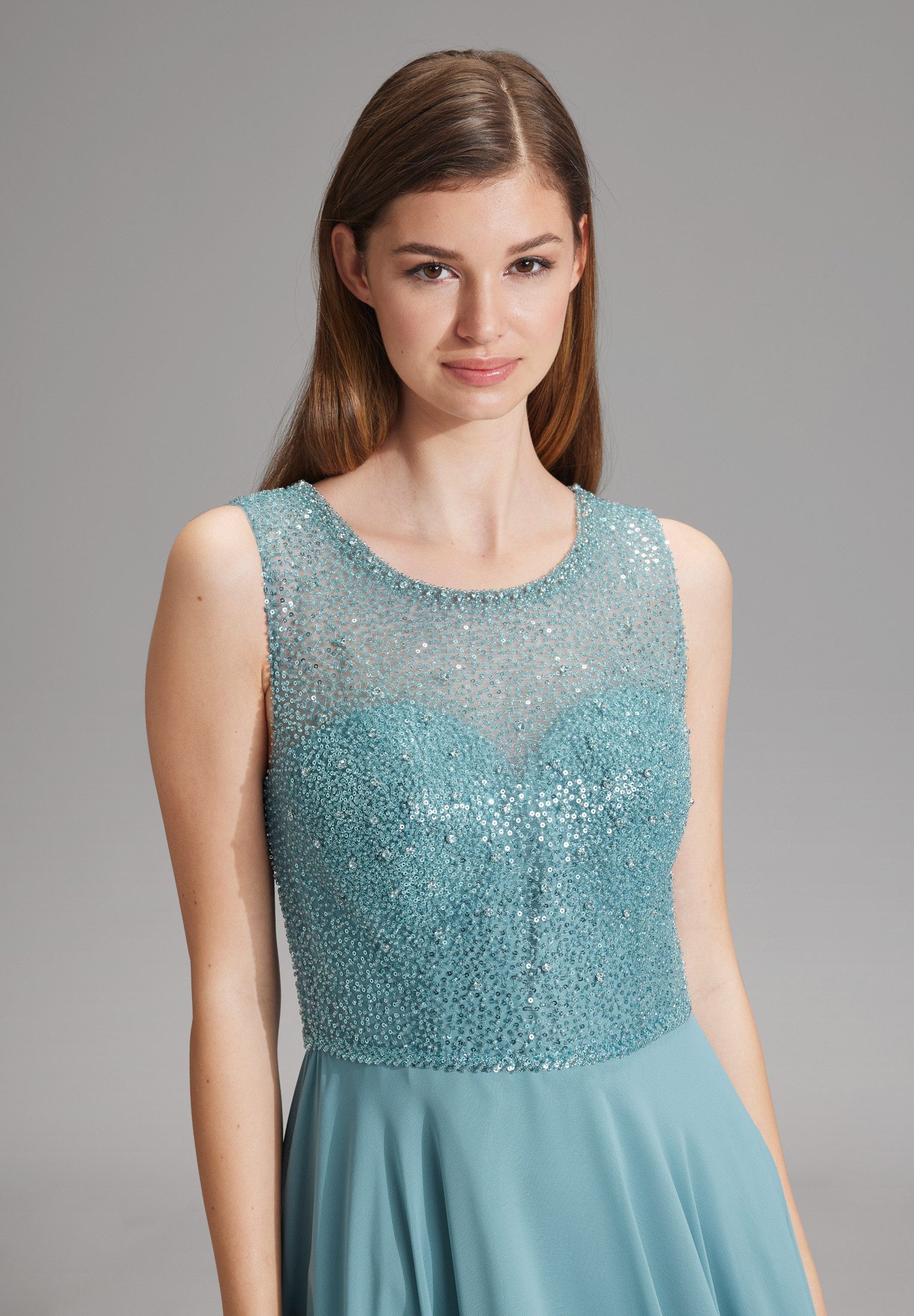 Hey Kyla Abendkleid - Abendkleid aus Material-Mix