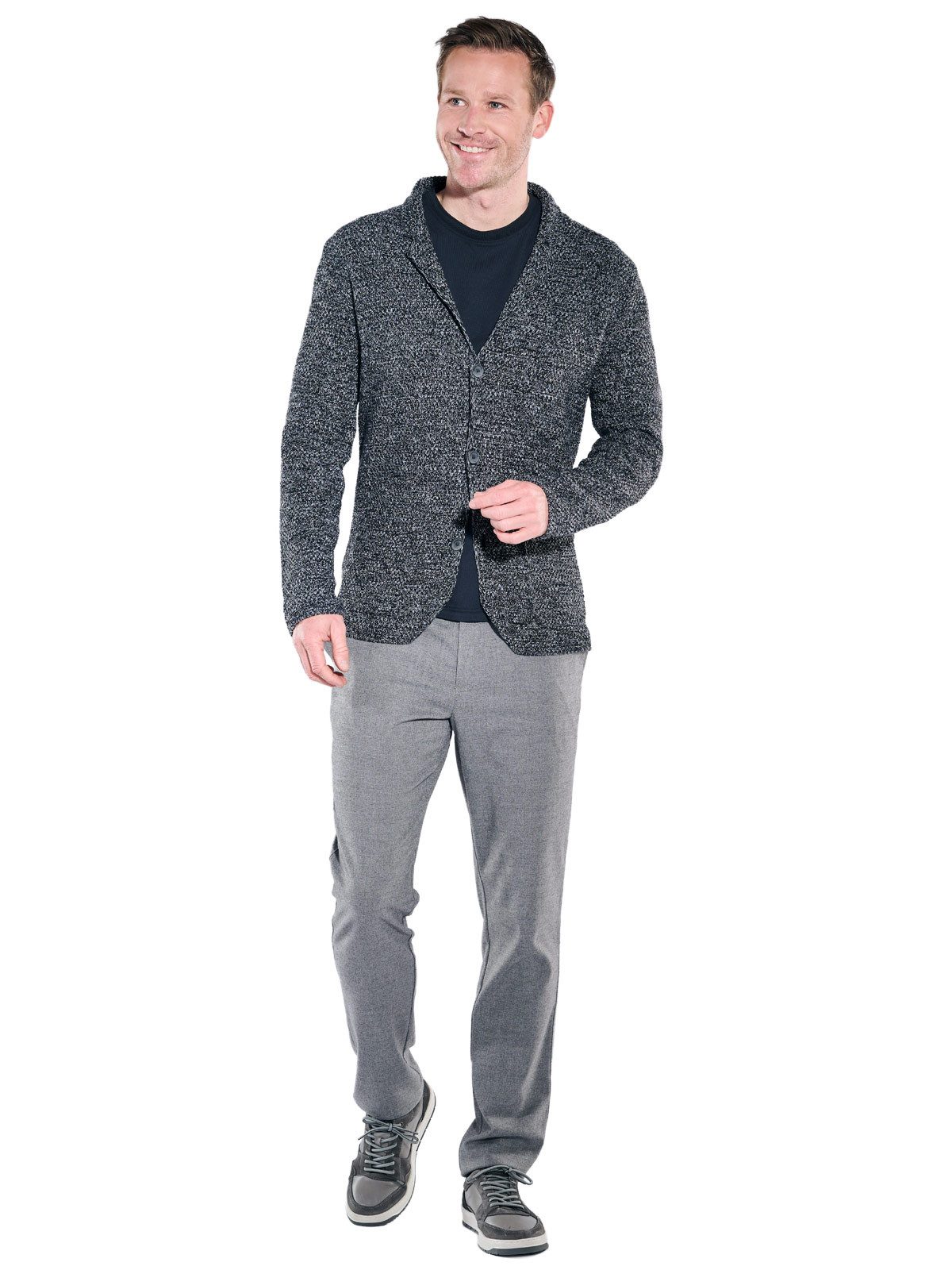 Engbers Stricksakko Herren Stricksakko, Schwarz