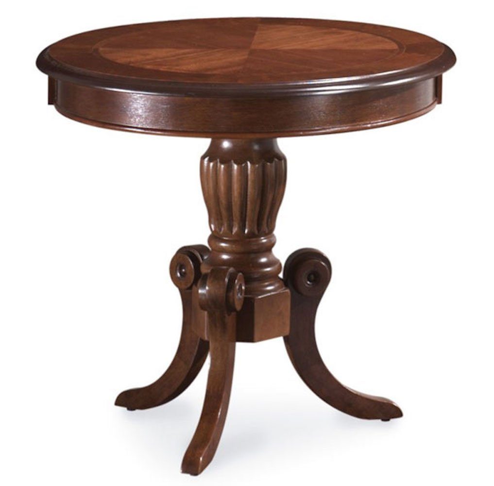 Feldmann-Wohnen Couchtisch Nevada (runde Tischplatte, gedreckselter Standfu günstig online kaufen