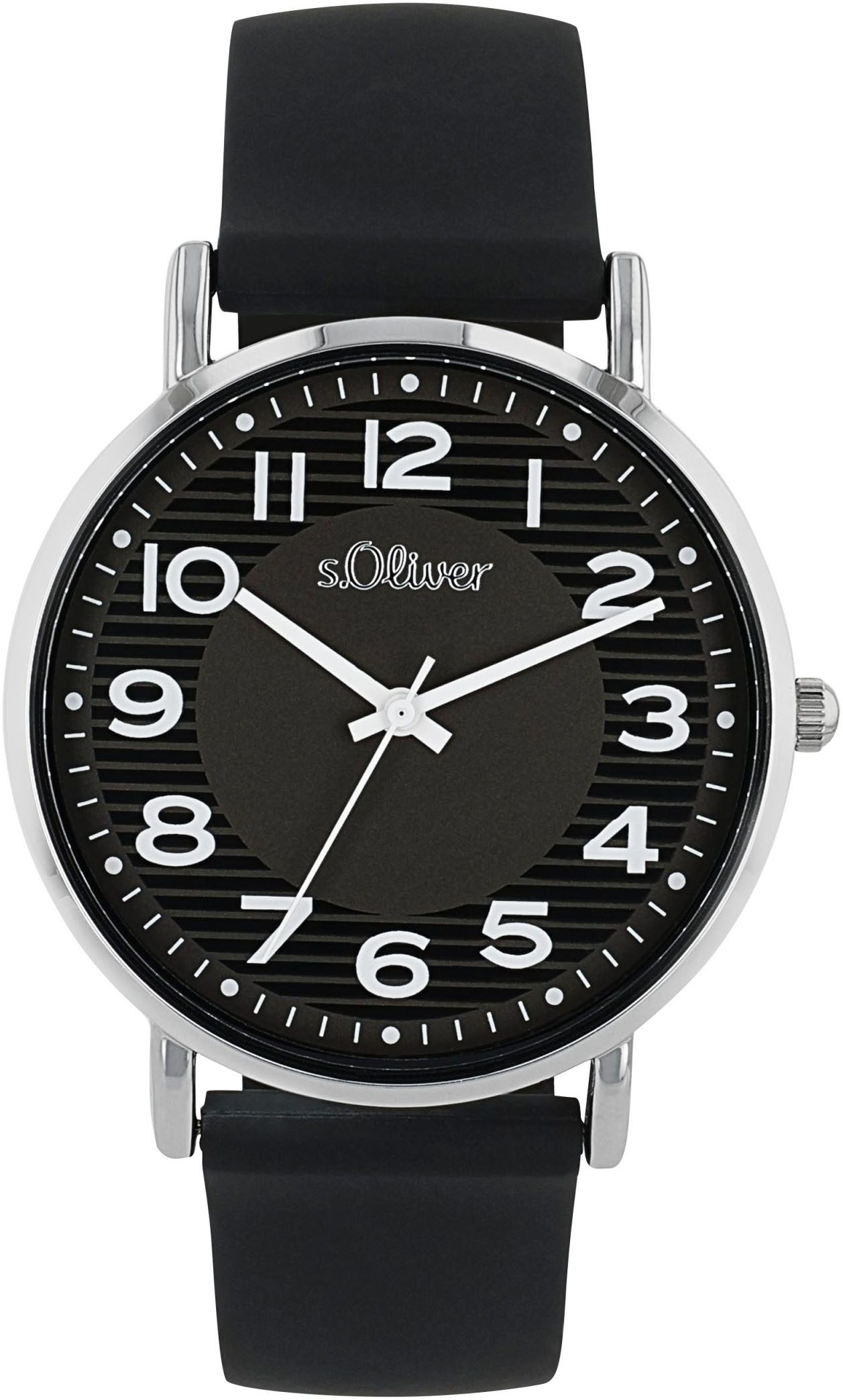 s.Oliver Quarzuhr 2038375, Armbanduhr, Damenuhr, analog, Silikonarmband günstig online kaufen