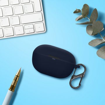 kwmobile Kopfhörer-Schutzhülle Hülle für Anker Soundcore Life A3i Kopfhörer, Silikon Schutzhülle Etui Case Cover Schoner in Dunkelblau