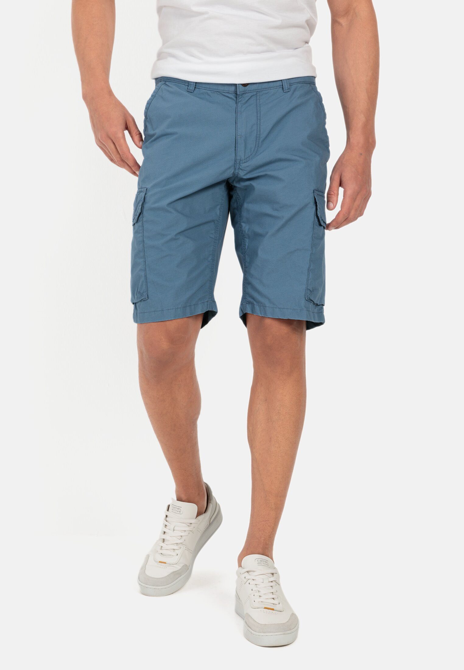 camel active Cargoshorts Cargo Shorts mit Minimal Print