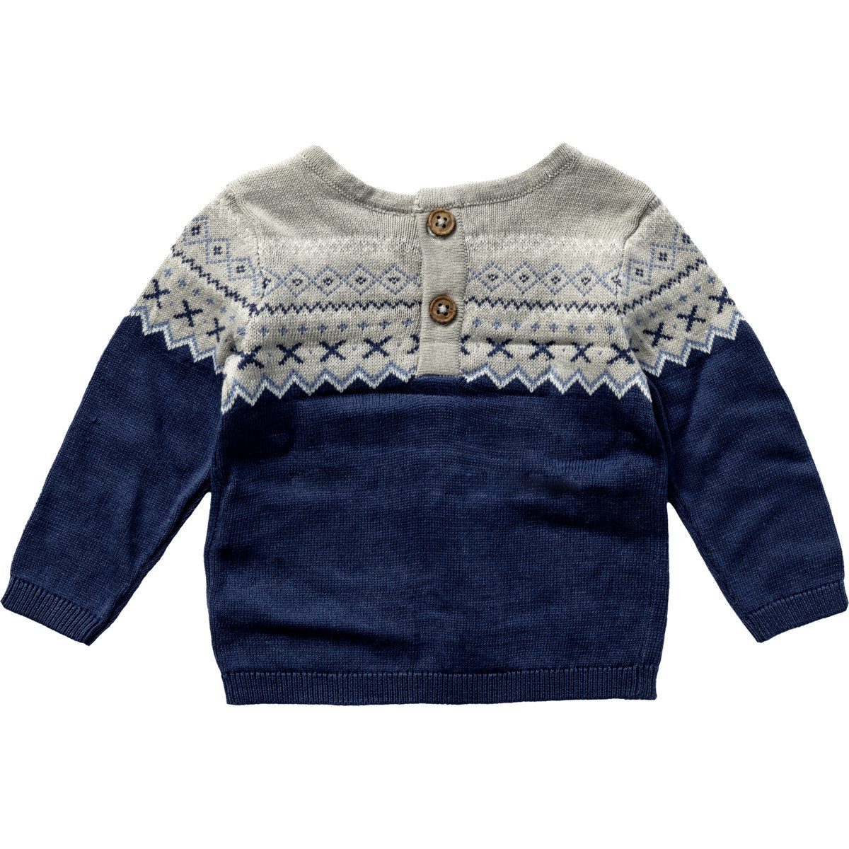 Rock a Bye Baby Boutique Long-Sleeve Shirt & Trousers, Norwegian Pattern, Unisex Children's (2-Piece Set) Sweater, Trousers, Crawling Trousers, Sweater Shirt