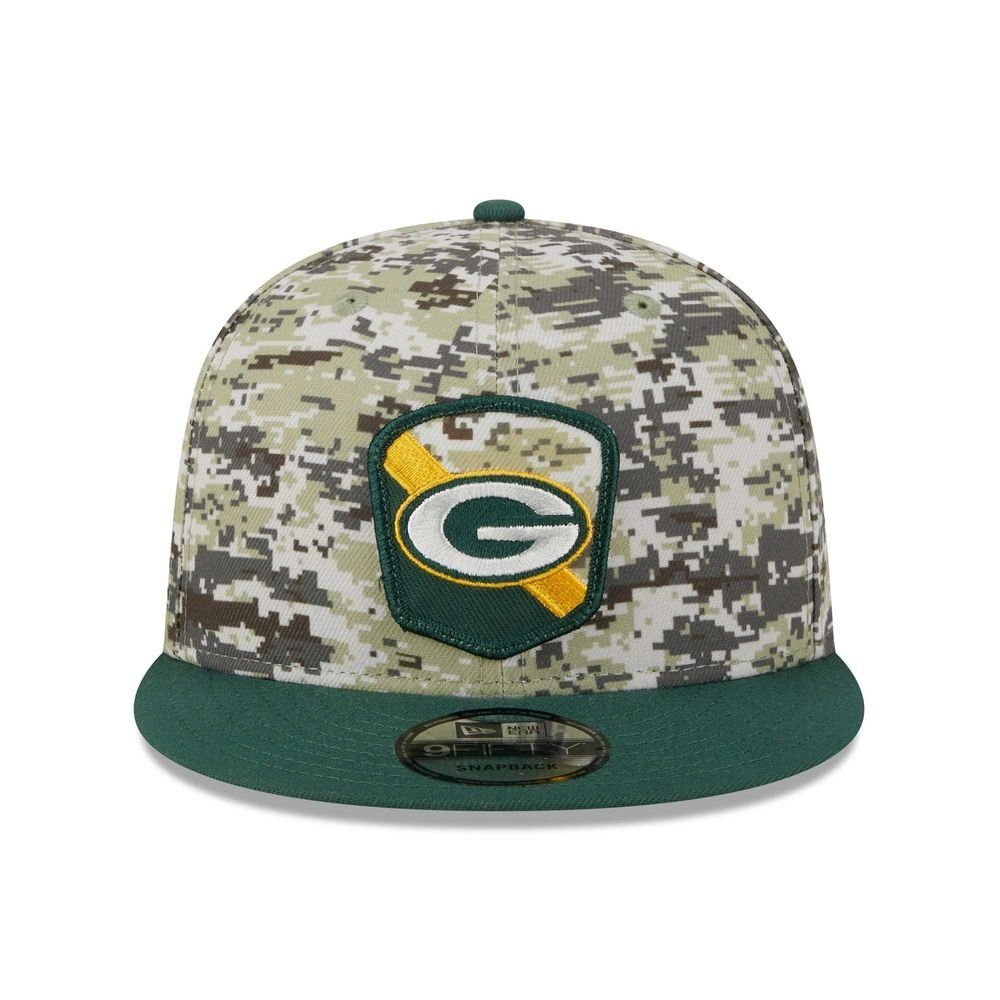 2023 Service NFL BAY Snapback Snapback Cap GREEN PACKERS 9FIFTY Era New Salute Cap Game to
