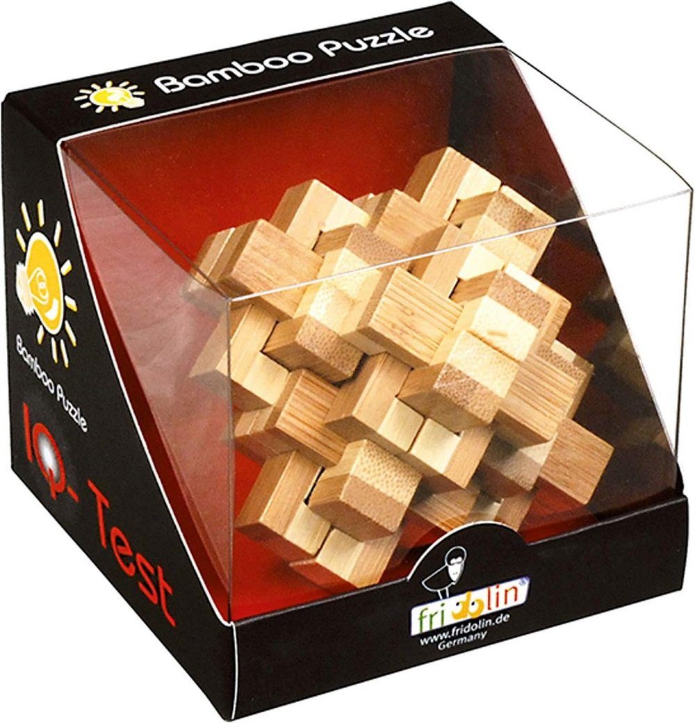 Fridolin 3D-Puzzle Geduldspiele - Motorik Rätsel Spiel- Knobel - Denkspiele, Puzzleteile