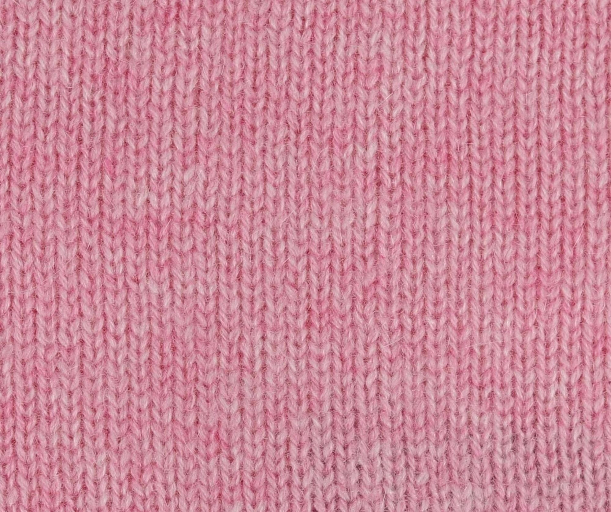 Strickmütze 100 Kaschmir Zwillingsherz Zwillingsherz pink melange Mütze Beanie % aus Unifarben